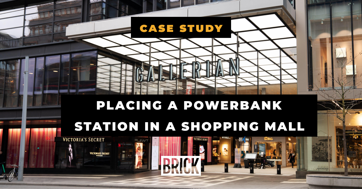 Case Study - Placing a powerbank station in a shopping mall