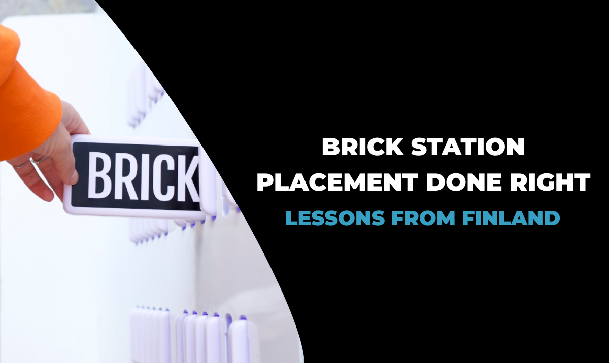 Brick Station Placement Done Right: Lessons from Finland