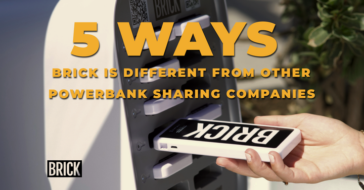 5 ways Brick is different from other powerbank sharing companies